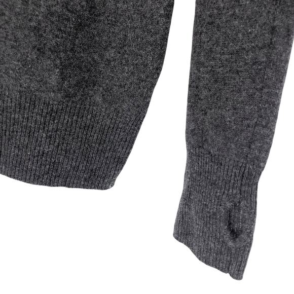 27 Miles Cashmere Sweater Sz S Malibu Devon Cold Shoulder Turtleneck Asymmetric - Picture 8 of 10